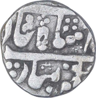 Siver One Rupee Coin of Rajgarh Mint of Alwar State.