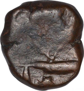 Copper Toka Cash Coin of Hyderabad Feudatory of Aurangabad.