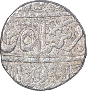 Silver One Rupee Coin of Jodhpur State of In the name of  Shah Alam II.