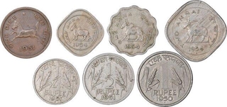 Set of Seven coins of Republic India.