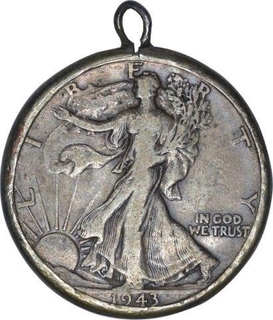 Walking Liberty Silver Half Dollar Coin of USA.