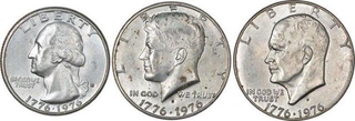 Cupro Nickle Coins of United States of America.