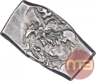 Punch Marked Silver Quarter Karshapana Coin of Saurashatra Janapada.