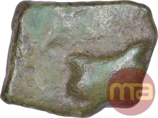 Copper Coin Of Saurashatra Of Gujarat.