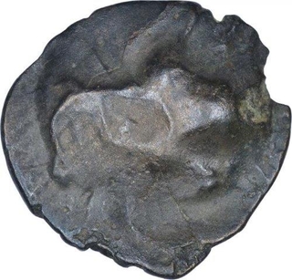 Potin Coin of Satakarni I of Nashik Region of Satavahana Dynasty.