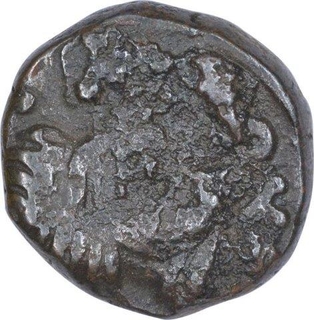 Copper Drachma Coin of Rajuvula Satrapas.