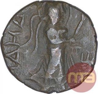 Copper Coin of Kanishka of Kushan Dynasty.