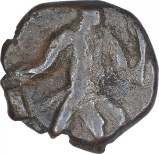 Copper Coin of Vasudeva I of Kushan Dynasty.