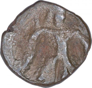 Copper Coin of Vasudeva I of Kushan Dynasty.