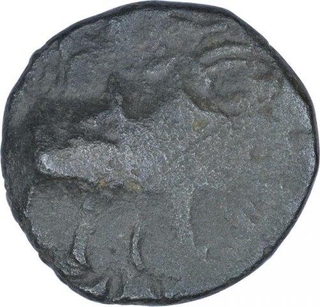 Copper Alloy Coin of Bhima Varman of Kaushambhi Region of Magh Dynasty.