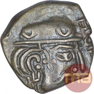 Silver Drachma Coin of Skandagupta of Gupta Dynasty.