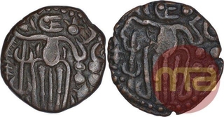 Copper Kasu Coins of Rajaraja I of Chola Empire.