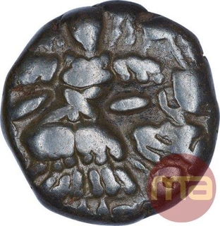 Copper One Drachma Coin of Harsha Deva of Loharas of Kashmir.