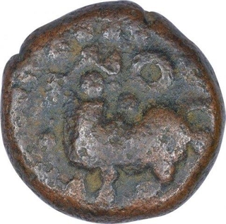 Copper Jital Coin of Devaraya I of Sangama Dynasty of Vijaynagar Empire.