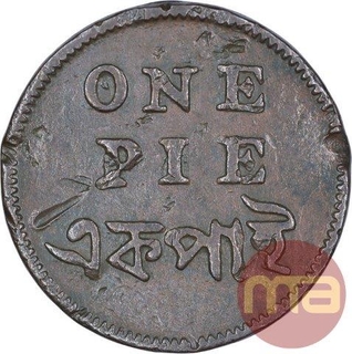 Copper One Pie Coin of Bengal Presidency.