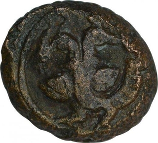 Copper Kasu of Achyutadevaraya of Tuluva Dynasty of Vijayanagar Empire