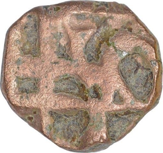 Copper One Third Falus Coin of Ali Adil Shah I of Bijapur Sultanate.