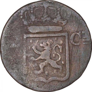 Copper One Cent Coin of Netherland Indies.