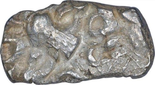 Punch marked Silver Half Karshapana Coin of Surasena Janapada.