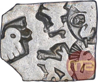 Punch marked Silver Karshapana  Coin of Maghada Janapada.