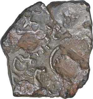 Copper Coin of Dhamabhadra of Kingdom of Vidarbha.