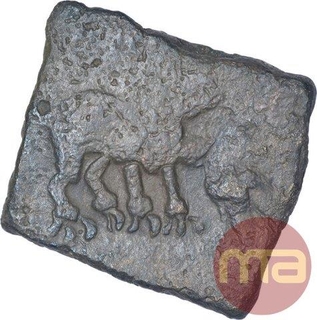 Copper Coin of Bhadra Mitra Dynasty.