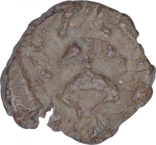 Lead Coin of Ujjaini Region of Goddess Gajalakshmi Type.