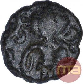 Copper Coin of Ujjaini Region.