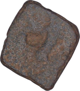 Rare Lead Coin of Svami Rudrasena III of Western Kshatrapas.