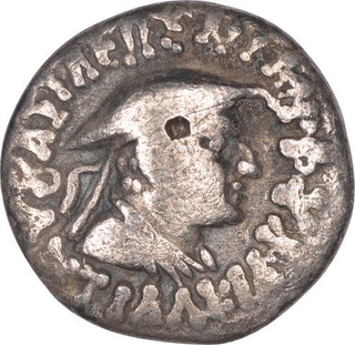 Rare Silver One Drachma Coin of Antialkidas of The Baktrian and  Indo Greeks.