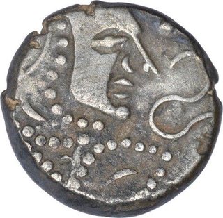 Silver Drachma Coin of Indo Sassanians.