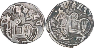 Billon Jital Coins of Samanta Deva of Turk and Hindu Shahis of Kabul and Gandhara.