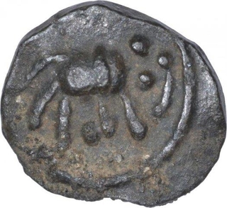 Silver Tara Coin of Devaraya I of Vijayanagara Empire.