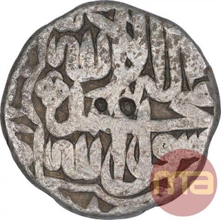 Silver One Rupee Coin  of Akbar of Agra Mint .