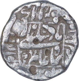 Silver One Rupee Coin of Aurangzeb Alamgir of Akbarabad Mint.