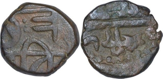 Copper Paisa coins of Chhatrapati Shivaji Maharaj of Marathas Confederacy.