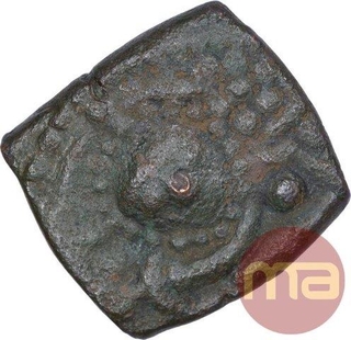 Rare Copper Quarter Paisa Coin of Sayaji Rao III of Amreli Mint of Baroda State.