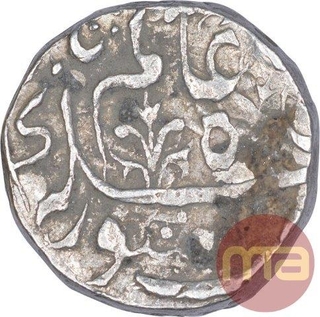 Silver One Rupee Coin of Bhopal State.