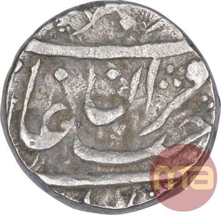 Silver One Rupee Coin of Jahangir Muhammad Khan of Daulatgarh Mint of Bhopal State.