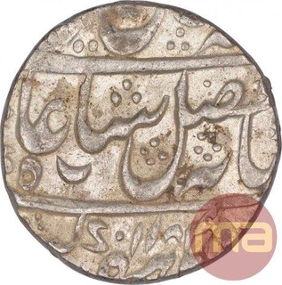 Silver One Rupee Coin of Murshidabad Mint of Bengal Presidency.