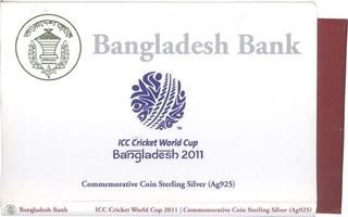 Proof Set of ICC Cricket World Cup of Bangaladesh of 2011.