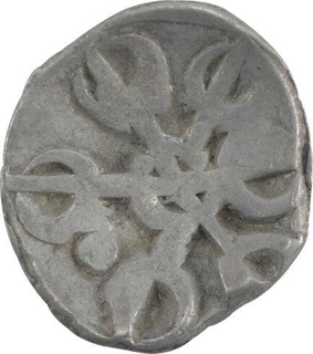 Punch Marked Silver Half Shana Coin of Gandhara Janapada.