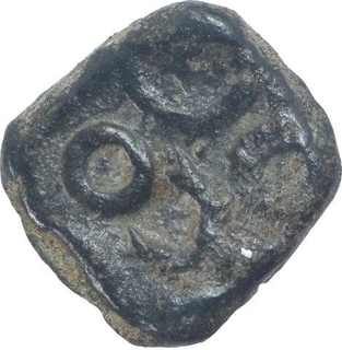 Punch Marked  Sliver Quarter Karashapana Coin of Avanti Janapada.