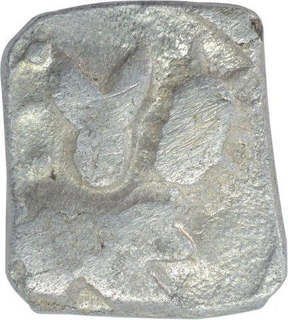 Punch Marked Silver Half Karshapana Coin of Surasena Janapada.