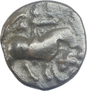 Copper Drachama Coin of Azes II of Indo Scythian.