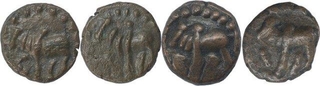 Copper Kakini Coin of Ganapatinaga of Nagas of Padmavati.