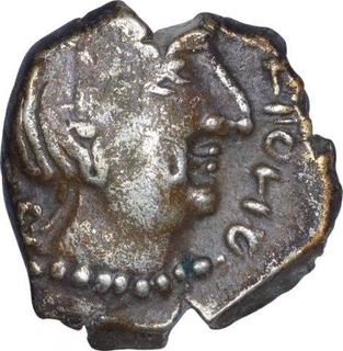 Silver Drachma Coin of Kumaragupta I of Gupta Dynasty.