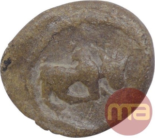 Lead Coin of Kalachuris of Mahishmati.