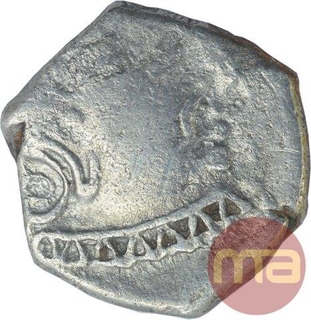 Silver Drachama Coin of Dhrahasena of Traikutakas.