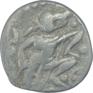 Billon Dramma Coin of Bhoja I of Gurjara Pratiharas.